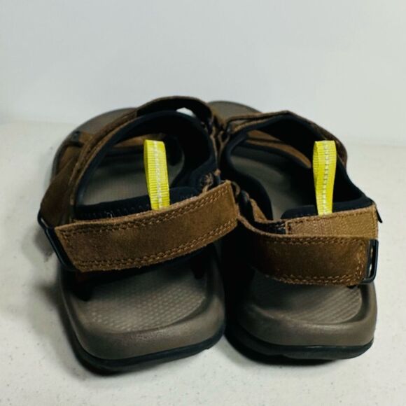 Teva Brown Sandals with Yellow Accents - Picture 6 of 8